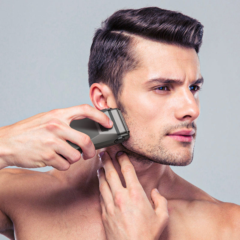Hoco HP31 Zinc Alloy Double-Razor Shaver - Metal Gray | HP31 Hoco HP31 Zinc Alloy Double-Razor Shaver - Metal Gray | HP31